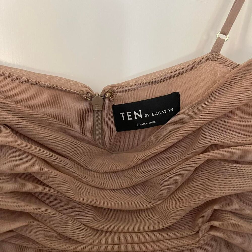 Aritzia Women's Tan and Brown Dress - Picture 4 of 5